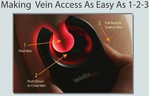 Veinlite ems adult baby transilluminator vein finder for sale