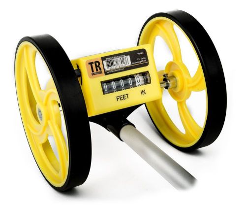 2 Wheel Telescoping Measurement Wheel. Tape Distance Calculator Survey Stick