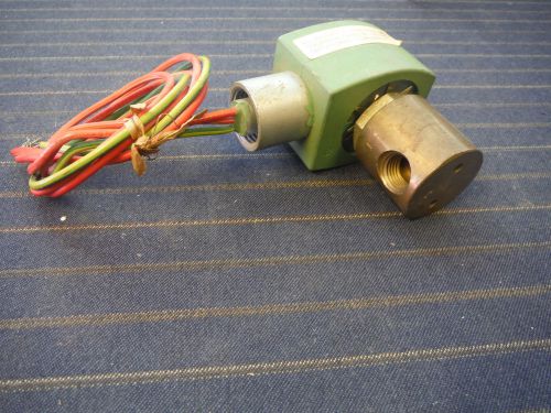 Asco red-hat valve accessories cat no 8262g22 brass 1/4&#034; solenoid for sale