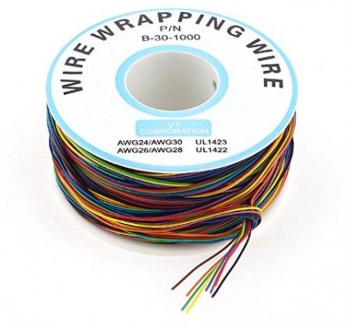 305M 30AWG 0.25mm Tin Plated Copper Wire Wrapping Test Cable Colored