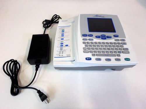 Cardiac Science Burdick Atria 6100 ECG EKG Machine w/ AC Adapter Medical Monitor