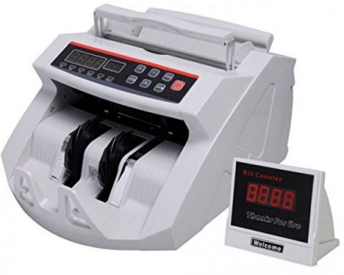 Super Buy Money Bill Counter Counting Machine Counterfeit Detector UV and MG