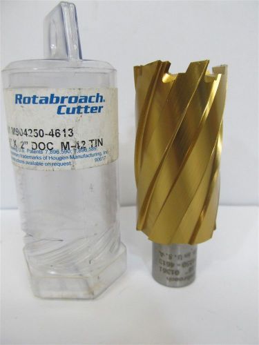Hougen 01361, 1-5/16&#034; x 2&#034;, modified 12,000 tin cobalt rotabroach annular cutter for sale