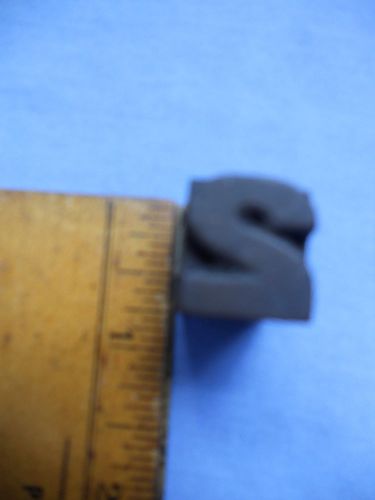 5/8&#034; x 9/16&#034; Wood Type Letterpress Printing Block Vintage ----- Number 2