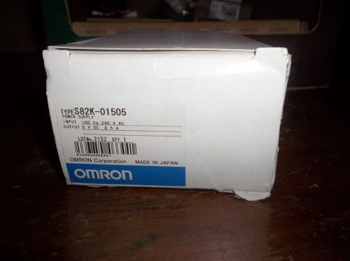 NEW OMRON S82K-01505 POWER SUPPLY