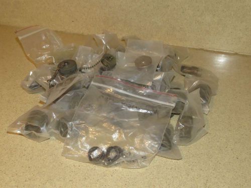 CONNECTOR LOT WITH VARIOUS ASSORTED BACK SHELLS - LOT (4D)
