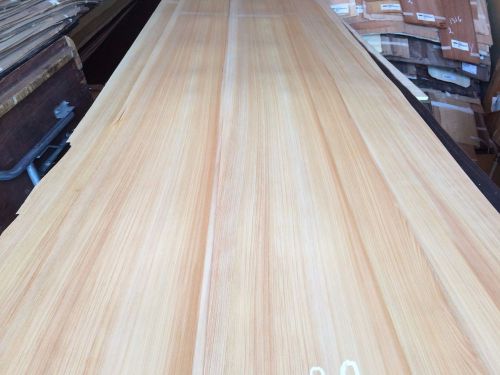 WOOD  CIPRESS   Veneer 114X9  total  7  pcs RAW VENEER . N1320.