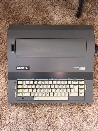 Vtg Smith Corona Typewriter SC 125 Spell Right Dictionary Case, Owners Manual