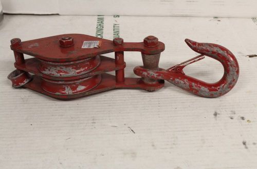 Buckingham manufacturing rigging block with hook (99999) for sale