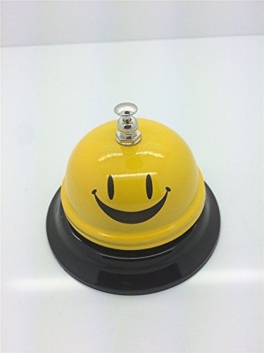 YunKo Yunko Desk Bell-Happy Face Kitchen Hotel Restaurant Bar Ring for Service