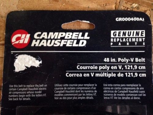 Campbell Hausfeld 48 in. Poly-V Belt GR00400AJ - New