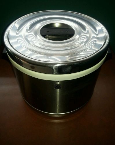 TIGER 5.7 L STAINLESS STEEL INSULATED SUSHI RICE CONTAINER