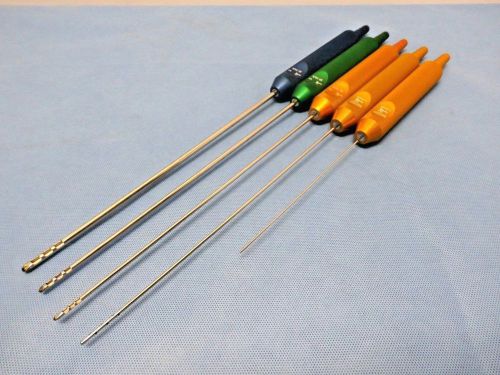 LIPOSUCTION Cannulas Set of 5 (1.5,2.5,3,4,5mm) Plastic Surgery Instruments