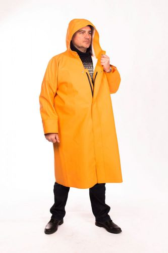 Fisherman&#039;s pvc cloak waterproof jacket for sale