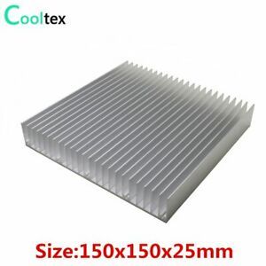 150x150x25mm DIY Aluminum HeatSink Heat Sink radiator cooling cooler for LED Ele