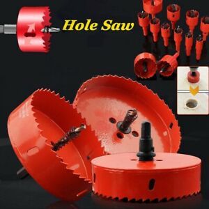 Plastic Cut Arbor Hole Drill Accessory Drill Bit Holesaw Woodworking Tool