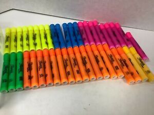 Sharpie Tank Highlighters, Chisel Tip, Assorted Colors, 43 Count