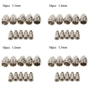 P-80 Plasma Cutter Electrodes Nozzle Tips 1.1mm-1.7mm For SIP HG400 LGK-80 Torch