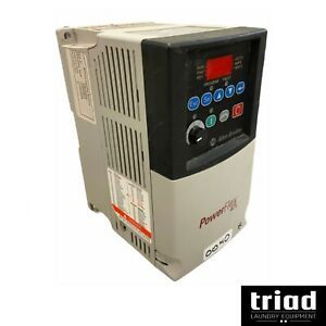 Unimac UWN060 1/3 Phase Allen Bradley Powerflex VFD. P/N F8103602. Laundry Parts