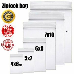 High-end Clear Thick Zip Lock Zip Zipped Lock Bag Food Package Storage Bag Top