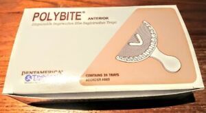 35pcs DentAmerica Polybite Disposable Impression Bite Trays–Anterior