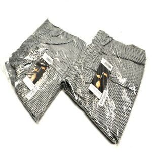 (2) NEW Chef Works NBCP &#034;5XL&#034; Checkered Baggy Designer Chef Pants &#034;5XL&#034;