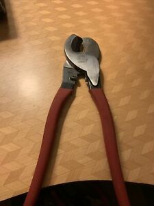 H K Porter 0890CSJ 9 1/2&#034; Compact Cutter for Soft Cable Textured Grip Handles