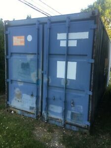 Used 20&#039; Dry Van Steel Storage Container Shipping Cargo