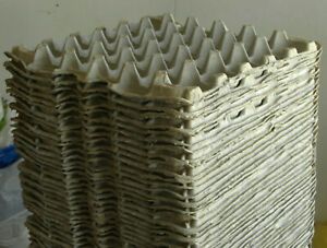 30 Count Egg Cartons Paper Trays Flats Crafts 12 pieces Used