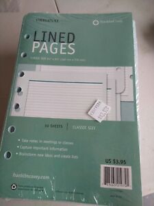 NEW Mixed Lot Franklin Covey Classic 7-Hole Refill Pages