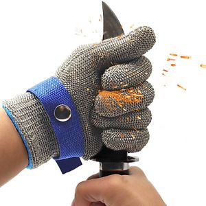 TS Level 9 Cut Resistant Glove Stainless Steel Mesh Metal Wire Glove Durable Rus