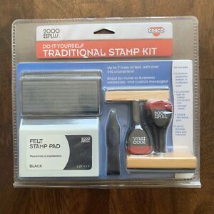 Brand NEW Cosco 2000 PLUS Do It Yourself Traditional Stamp Kit Home / Business