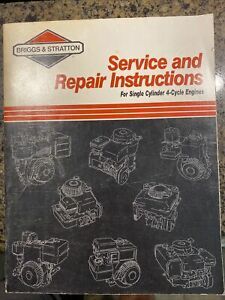 Briggs stratton service and repair instructions