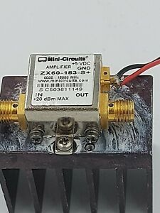 Mini circuits  ZX60-183-S+ Gain Block, 6000 - 18000 MHz, 50 Connector Type: SMA