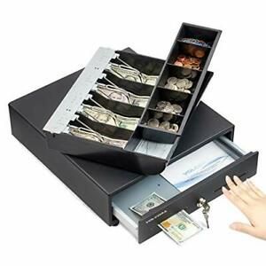 Mini Cash Register Drawer 13” for Point of Sale POS System with Fully Removab...