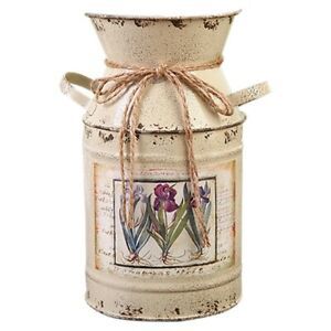 2X(Shabby Table Gift Arrangement Craft Home Decoration Vintage Pots Iron Bucket