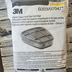 3m Organic Vapor/acid gas 6003/07047 new