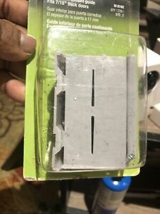 2 Pack Prime-Line Shower Door Bottom Guide Fits 7/16” Thick Bi Fold M 6192