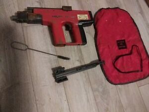 Hilti DX 451 Powder Actuated Nail Gun Fastener Gun - with accessories and bag