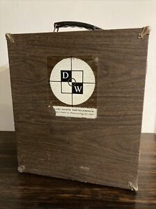 VINTAGE DAVID WHITE SURVEYING TRANSIT MODEL 8200 IN WOOD BOX