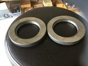 3 sets of 3.500”-12 pitch go no go threaded ring gage