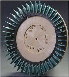 DIAMABRUSH 911601230 Polishing Abrasive Pad,16 in. dia.,Blue