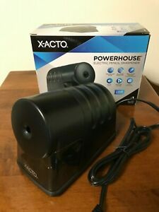X-ACTO Powerhouse Black Electric Pencil Sharpener - New