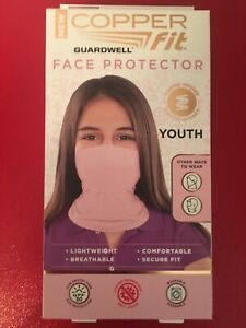 COPPER FIT Guardwell face protector mask pink Youth *New*