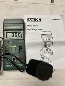 EXTECH Digital Light Meter NEW 0-5000 Foot Candles # 401025 PLUS Bonus Ballasts
