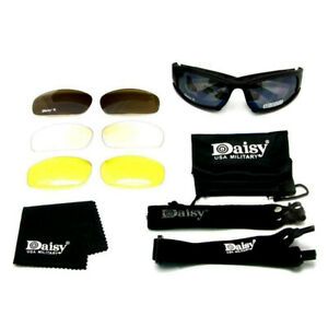 Daisy X7 UVA/UVB Tactical Military Style Glasses  Goggles Motorcycle Sungla^fi