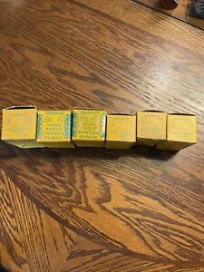 Lot of 6 Greenlee No. 730 1/2” to 1 1/2”Round Radio Chassis Punch Knockout