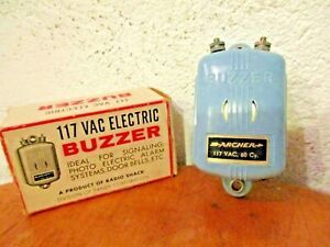 VINTAGE DOOR SIGNALING 117 VAC ARCHER ELECTRIC ALARM BELL NOS NEW OLD STOCK