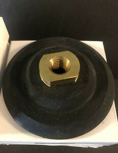 4&#034; rubber backer pad for use with resin polishing pad (10 pcs)