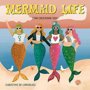 Workman Mermaid Life Mini Wall Calendar 2022     w